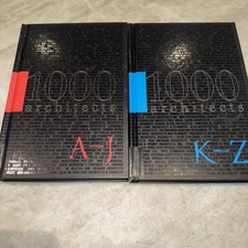 1000 Architects by The Images Publishing Group (Hardcover, 1999) 2 Volumes.
