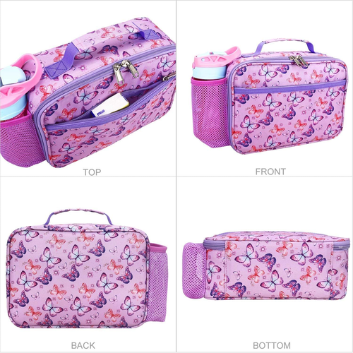 Kids Lunch Bag - Insulated Lunch Box for Boys Girls,Washable Lunch Bag and Reusa - Picture 4 of 12