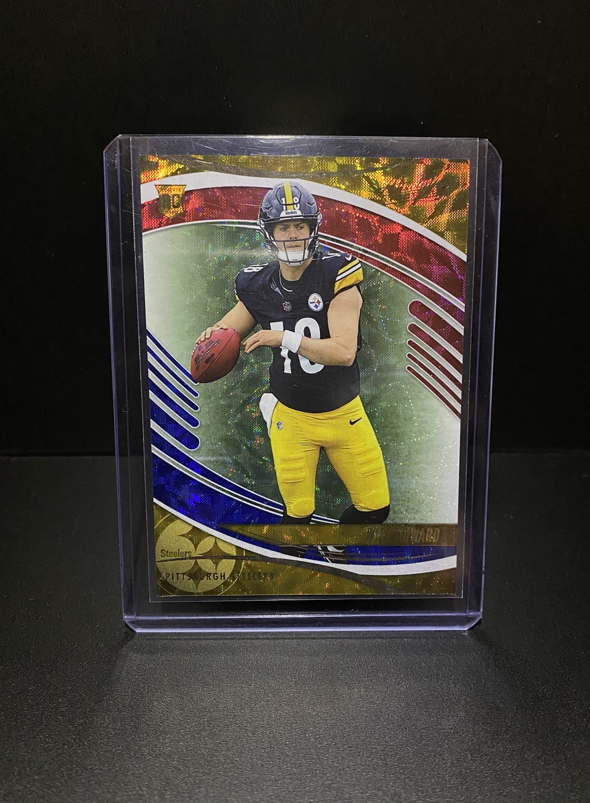 2025 Panini Absolute-Rookie Red White & Blue Kaleidoscope Will Howard #197 (RC)