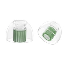 W1 for IE- - Patentededical-Grade Silicone Ear Tips, Double W-Shaped Tube M