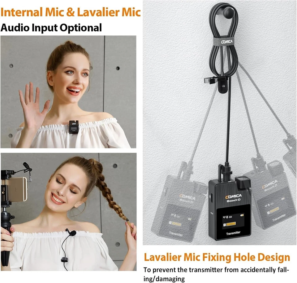 High Fidelity Wireless Lavalier Mic with 12 Hours Runtime - Ideal for Streaming - Image 4 of 4