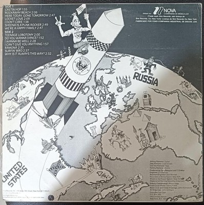 Ramones – Rocket To Russia LP 1977 Sire SR 6042/NP First Press