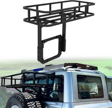 Rear Cargo Basket on OE Tailgate Luggage Storage Carrier Spare Tire Cargo Rack