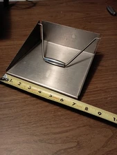 Genuine OGGI Stainless Steel Napkin Holder - Simple, Sturdy, Modern- Rubber Feet