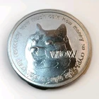 WOW Dogecoin Bitpay 'To The Moon', 1oz .999 Fine Silver Coin