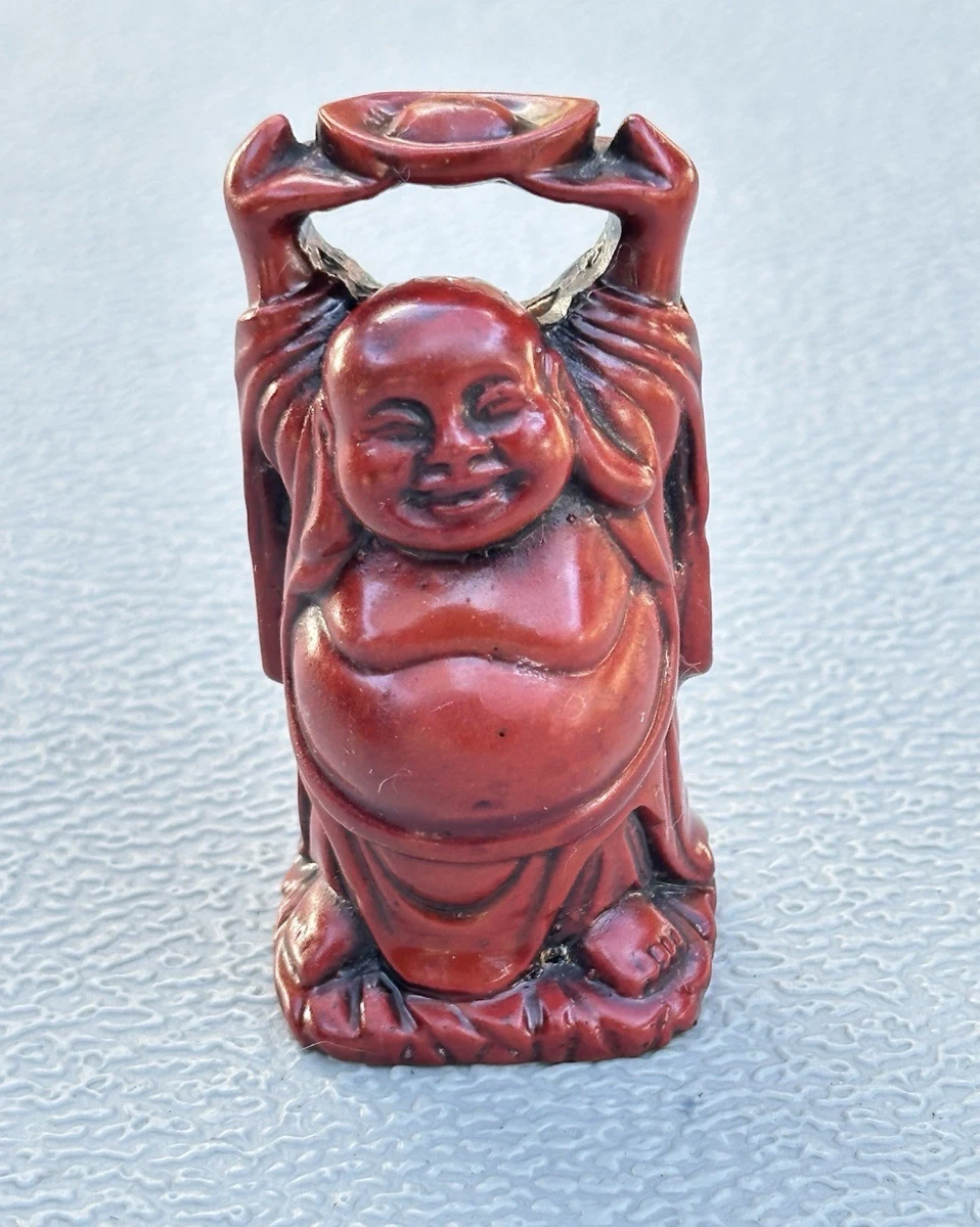 佛红色树脂主要中国风雕像、雕像| eBay