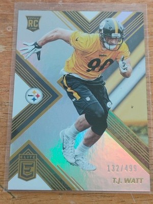 2017 Donruss Elite - Rookies T.J. Watt #147 /499 (RC)