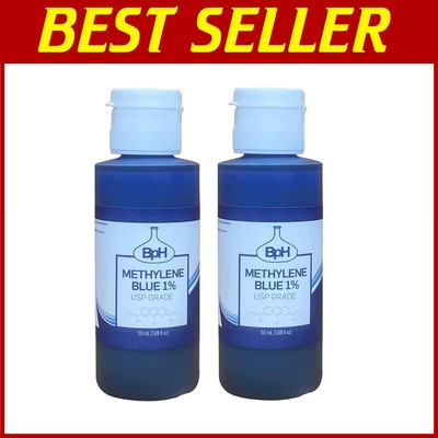 High-Quality 1% Methylene Blue, 3rd Party Tested - 100 mL Total in Twin Pack
