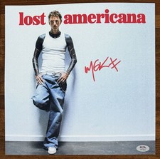Machine Gun Kelly Lost Americana Vinyl LP & SIGNED Card PSA DNA COA Autograph