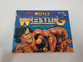 Tecmo World Wrestling - Nintendo NES   w/ manual
