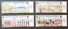 Alderney, Guernsey: Garrison Island (1st series); complete mint set