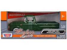 1958 Gmc 100 Wideside Pickup Truck Green Timeless Legends Series 124 Diecast