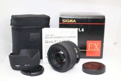 Sigma SIGMA 30mm F1.4 EX DC HSM Canon EF Mount Lens Canon Z6578 | eBay