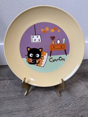 VTG   San Rio Choco Cat Plate   Hello Kitty   7  1/2  Ceramic Dish   2004 Y2K