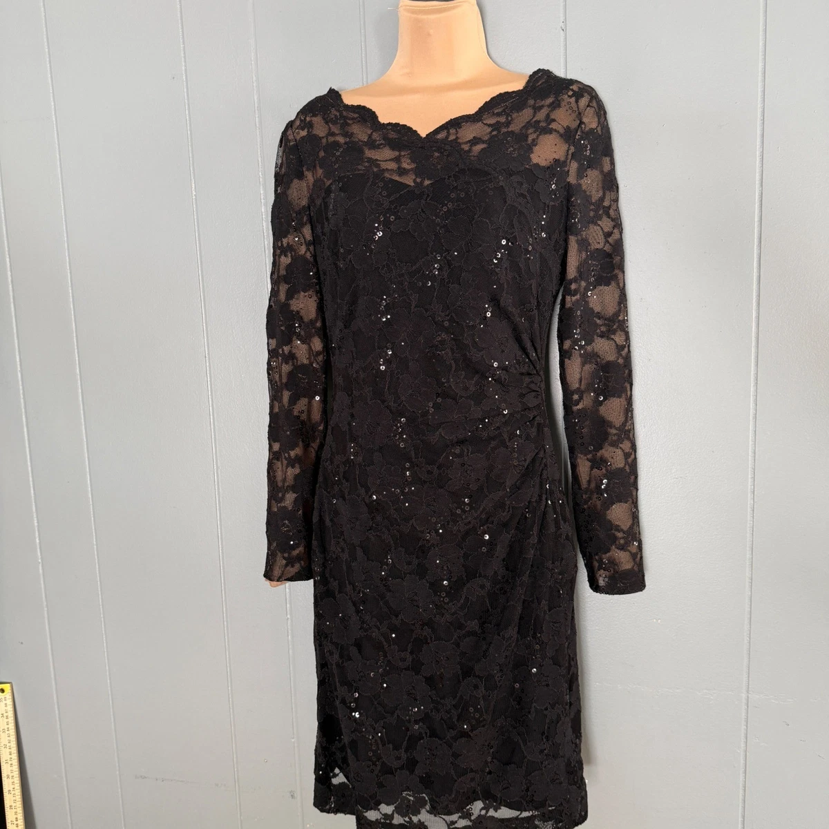 front lace dress Wendy Lace Trim Maxi Dress main image 0