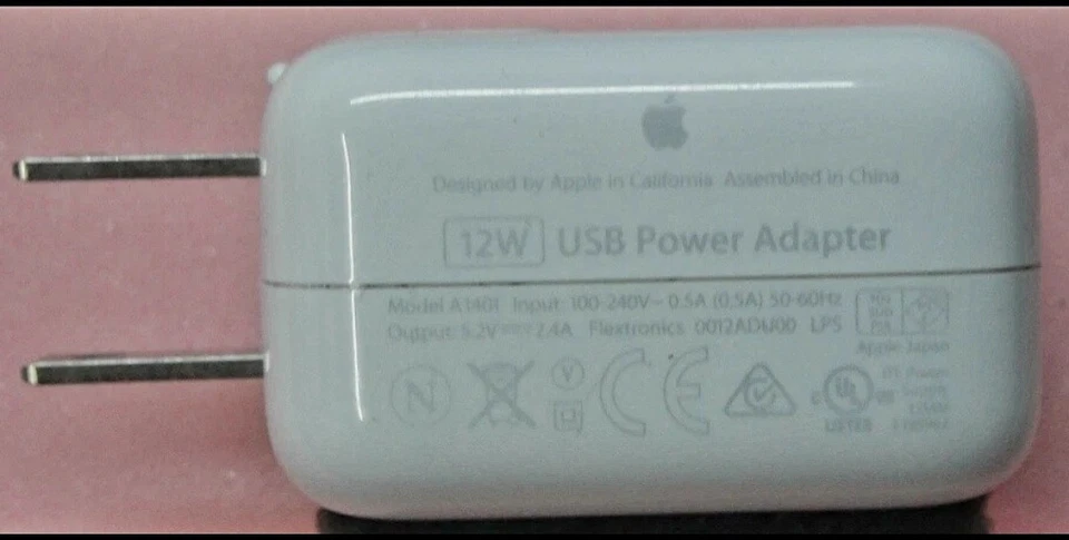 2 x Genuine 12W USB Wall Charger for Apple iPad Mini Air iPhone 10 X 8 7s 6 5 - Image 2 of 3