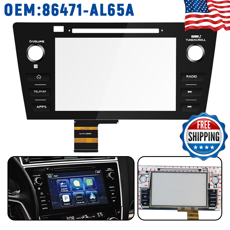 Radio Replacement Touch Screen Digitizer For 2018 2019 Subaru Legacy Outback OEM