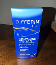 Differin Gel Adapalene 0.1 Face Acne Treatment Gel 0.5 oz Dermatologist