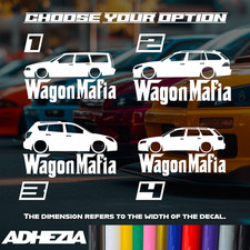 Wagon Mafia Vinyl Decal Sticker - Design For Cars Bumpers Windows Jdm Wagon