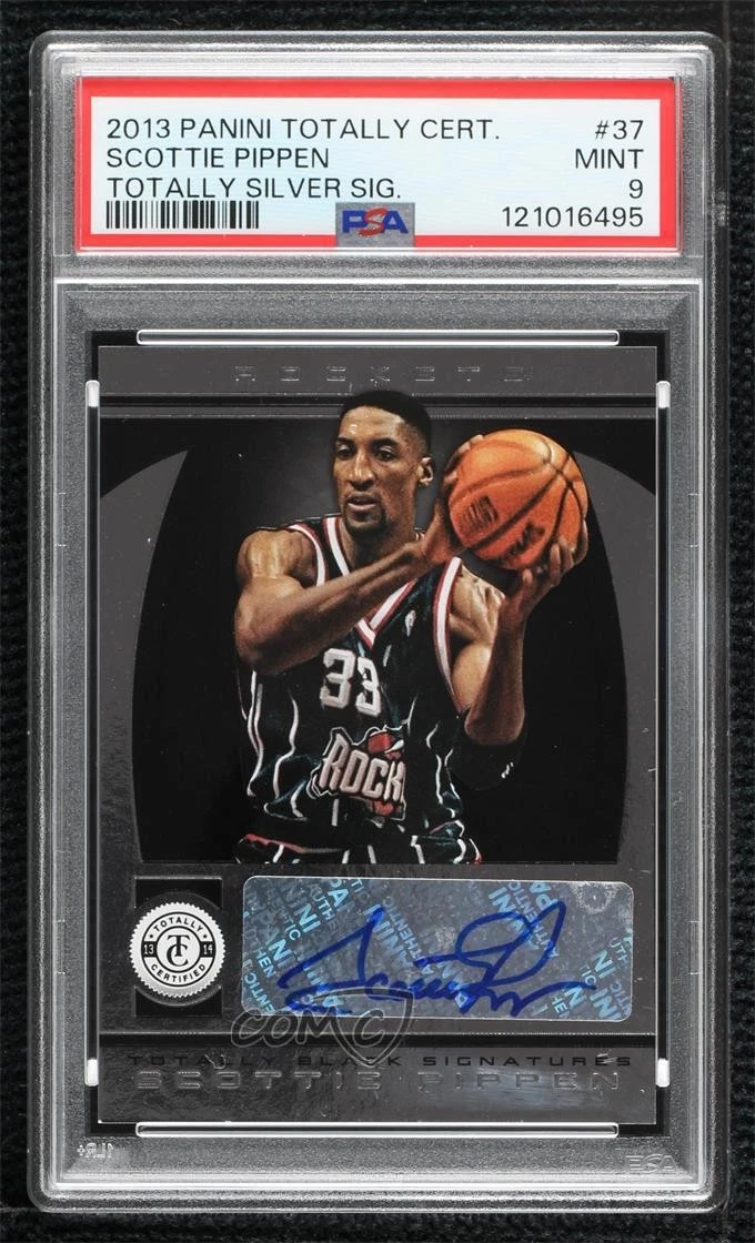 Panini Scottie Pippen Basketball Autographed Sports Trading Cards