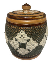 Antique Doulton Lambeth Stoneware Tobacco Jar