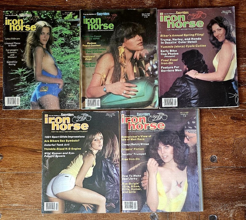 Iron Horse Magazine 1981 Lot Of 5 Books 