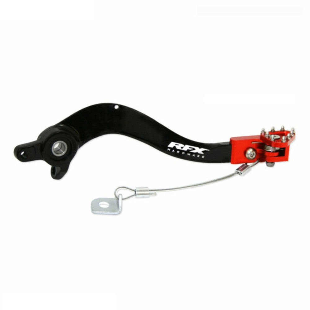 Pedal Of Brake Rear RFX Pro Series-Punta Plegable-Negro/Orange -