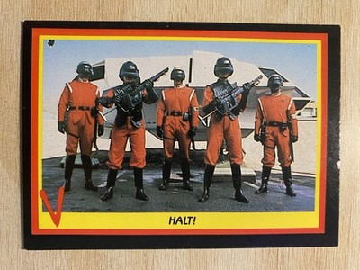 1984 Fleer V (TV Show Mini Series) Trading Card #50 Halt!
