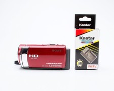 Sony HDR-CX210 High Definition Handycam Camcorder (Red) 8GB Flash Memory
