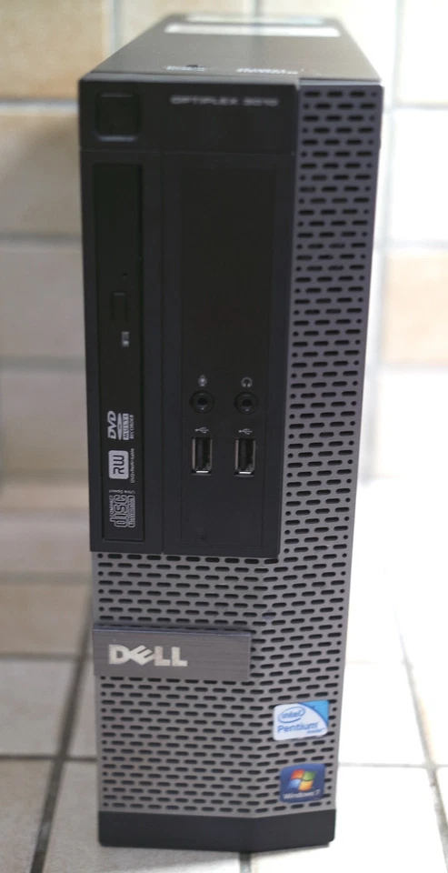 PC compact Dell OptiPlex 3010, Intel Core i3-2120 3,3GHz, 2Go/500Go/DVDRW, Win 7 - Photo 2/4