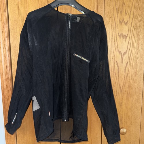 Bohn Black Mesh Motorcycle Body Armor Full Zip Men’s Size XXL