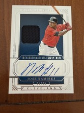 2019 Panini National Treasures - Treasured Material Signatures Jose Ramirez /25