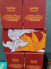 Unbroken Bonds EMPTY Elite Trainer Box No Packs Storage Pokemon Rare Sun Moon