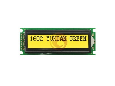 5V 16x2 1602 Yellow-Green LCD Character Module Display HD44780 Bezel Backlight #