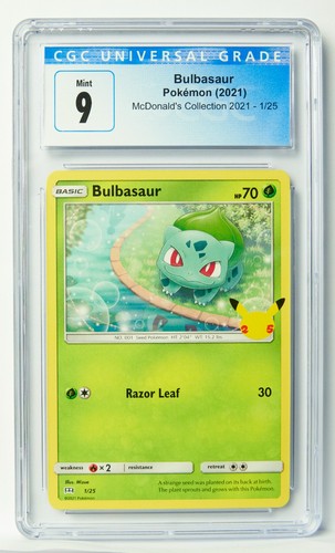 Bulbasaur graded CGC 9 for sale on eBay