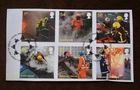 GB 2009 Fire & Rescue, On Piece, Used, ex FDC