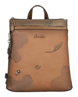 Anekke Voyage Backpack Rucksack Freizeitrucksack Rucksack Multicolor Braun Neu