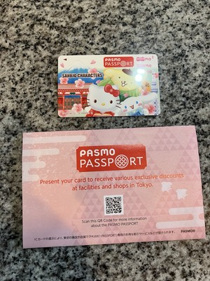 Hello Kitty PASMO Passport Transportation IC card by PASMO SANRIO Suica icoca