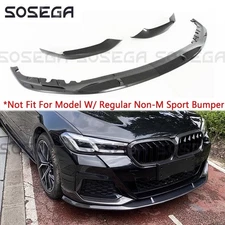 For BMW 5 Series G30 540i M Sport M550i 17-2019 MP Style Carbon Front Bumper Lip
