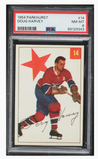 1954 Parkhurst Doug Harvey #14 PSA 8 NM MT