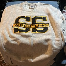 Vintage Lee Cross Grain SS Wrestling Sweatshirt (USA Made)