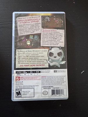 The Binding of Isaac: Afterbirth+ Nintendo Switch CIB Complete in Box