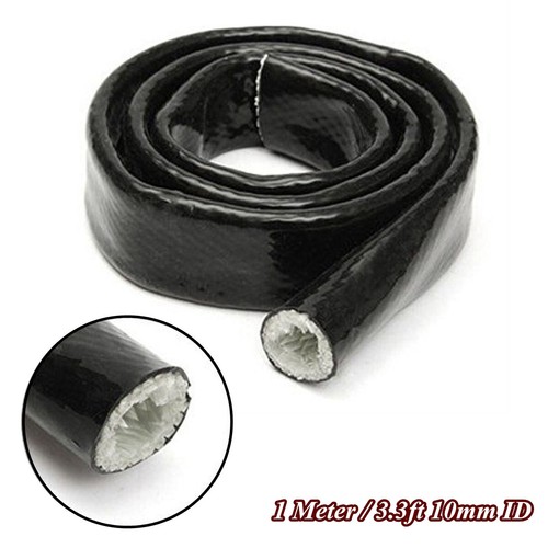 AN6 Black Fire Sleeve Fire Braid Flame Shield 3/8X1M ID:10MM Made In China For H