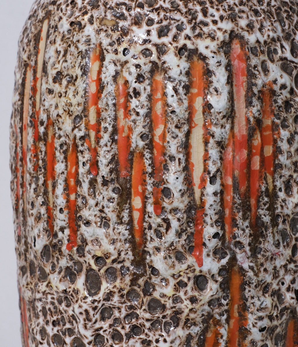 FAT LAVA Scheurich Lora Vintage Germany Pottery Vase 255 Size H
