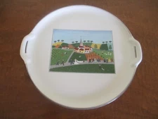 Villeroy & Boch, Design Naif Round Handled Cake Plate, Excellent Condition