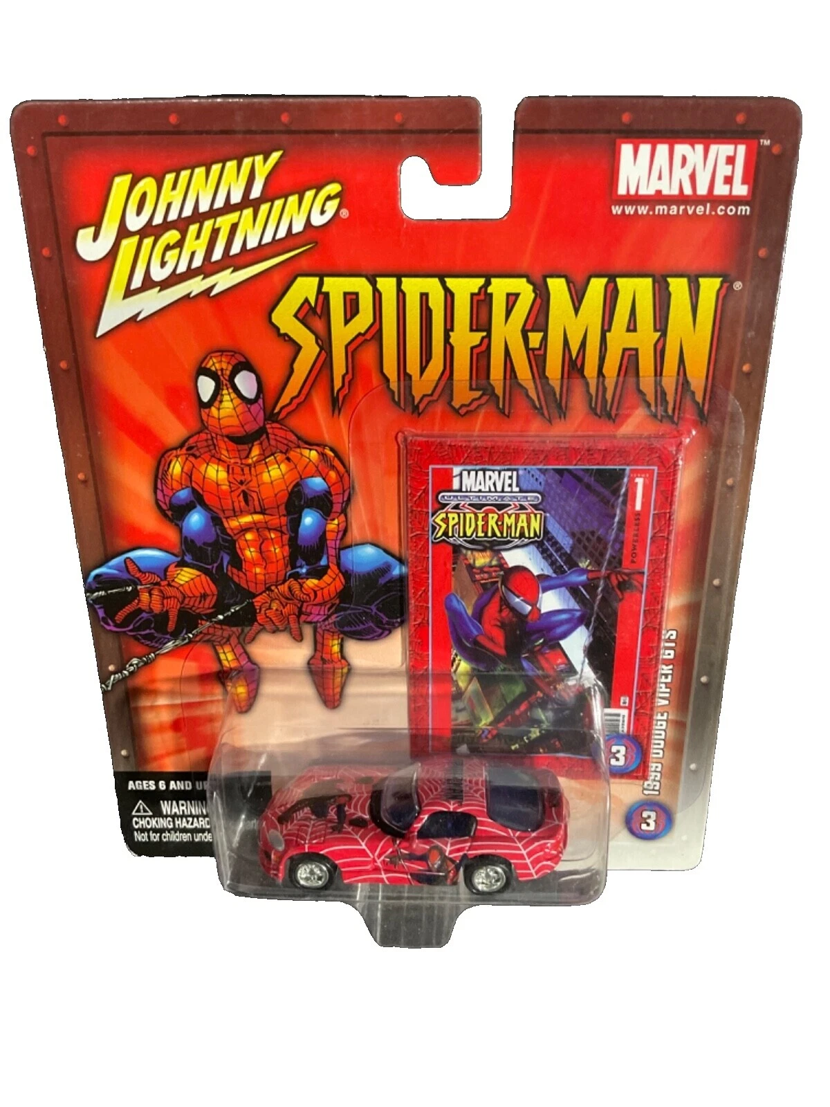 Литые модели и игрушечные транспортные средства Johnny Lightning Spider-Man Dodge