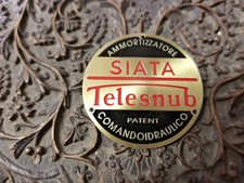 Siata Telesnub Damper Medallion Emblem 4 Vintage Alfa Romeo Others