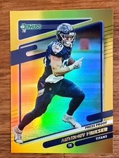 Anthony Firkser Titans 2021 Donruss Press Proof Gold Holo Premium Stock #15