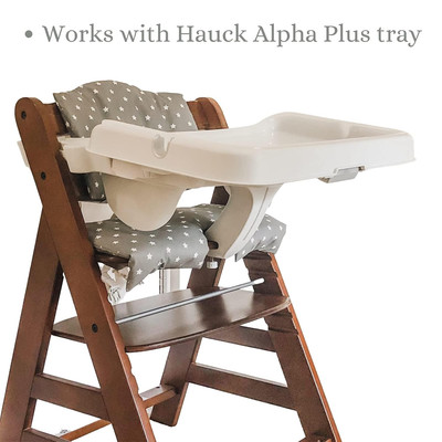 Highchair Cushion for Hauck Alpha Plus Wooden highchair - Easy to fit - Fully...