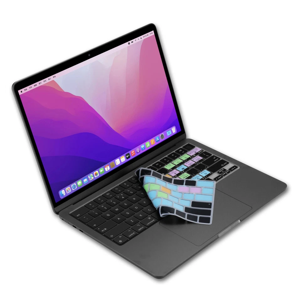 XSKN macOS Shortcut Keyboard Cover for M2 M3 M4 Macbook Air 13.6/Macbook Air 15 - Image 4 of 4